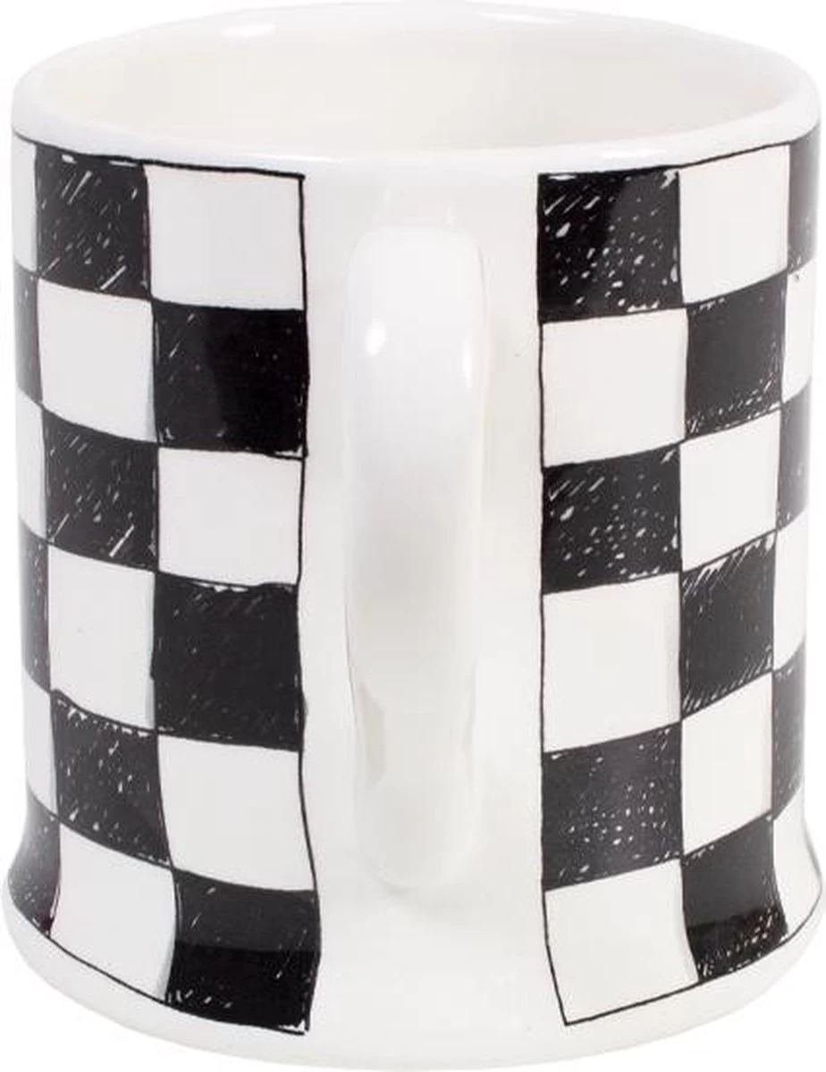 BLOND AMSTERDAM X NOIR: MUG CHECKERED 6 BLOND AMSTERDAM X NOIR: MUG CHECKERED - Afbeelding 4