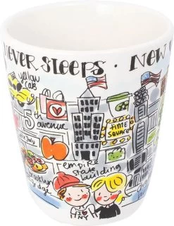 Blond Amsterdam City New York Mok - 350 Ml 15 Blond Amsterdam City New York Mok - 350 Ml -Keukenserie Winkel 927x1200
