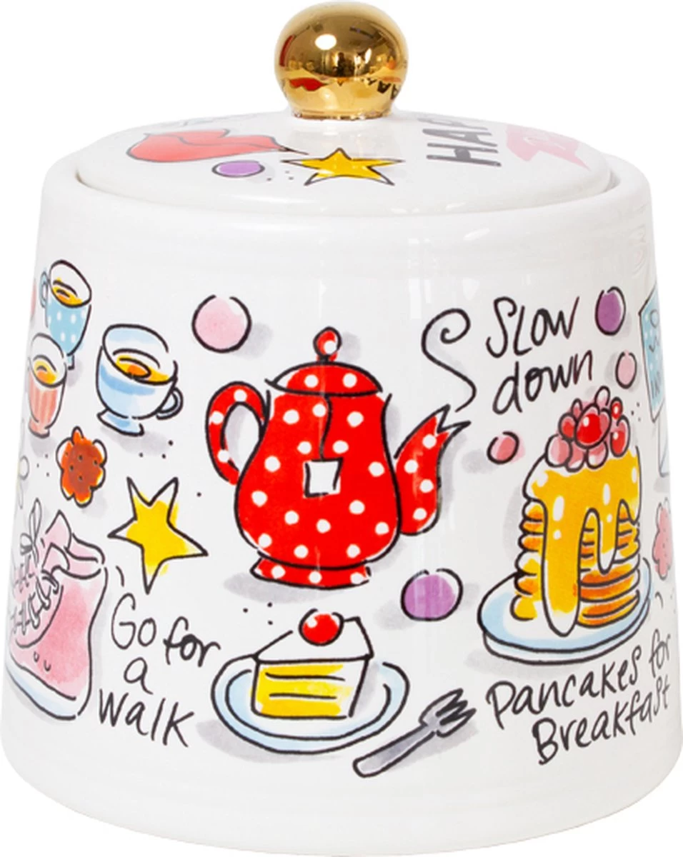 Blond Amsterdam, Happy - Suikerpot Goud 4 Blond Amsterdam, Happy - Suikerpot Goud - Afbeelding 2