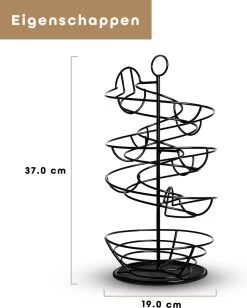 Eiermand – Eierrek – Eierhouder – Eieren – Zwart - Pasen - Tot 40 Eieren - 360° - BAULK® -Keukenserie Winkel 963x1200 2